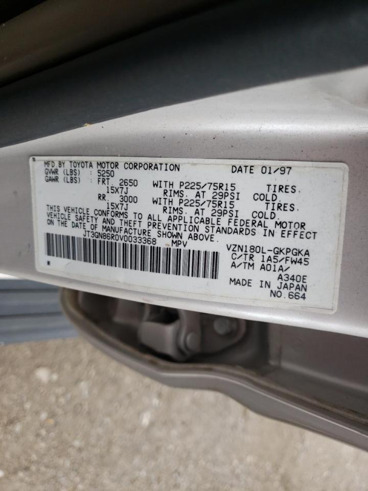Photo 10 from auction – 1997 TOYOTA 4RUNNER SR with VIN JT3GN86R0V0033368