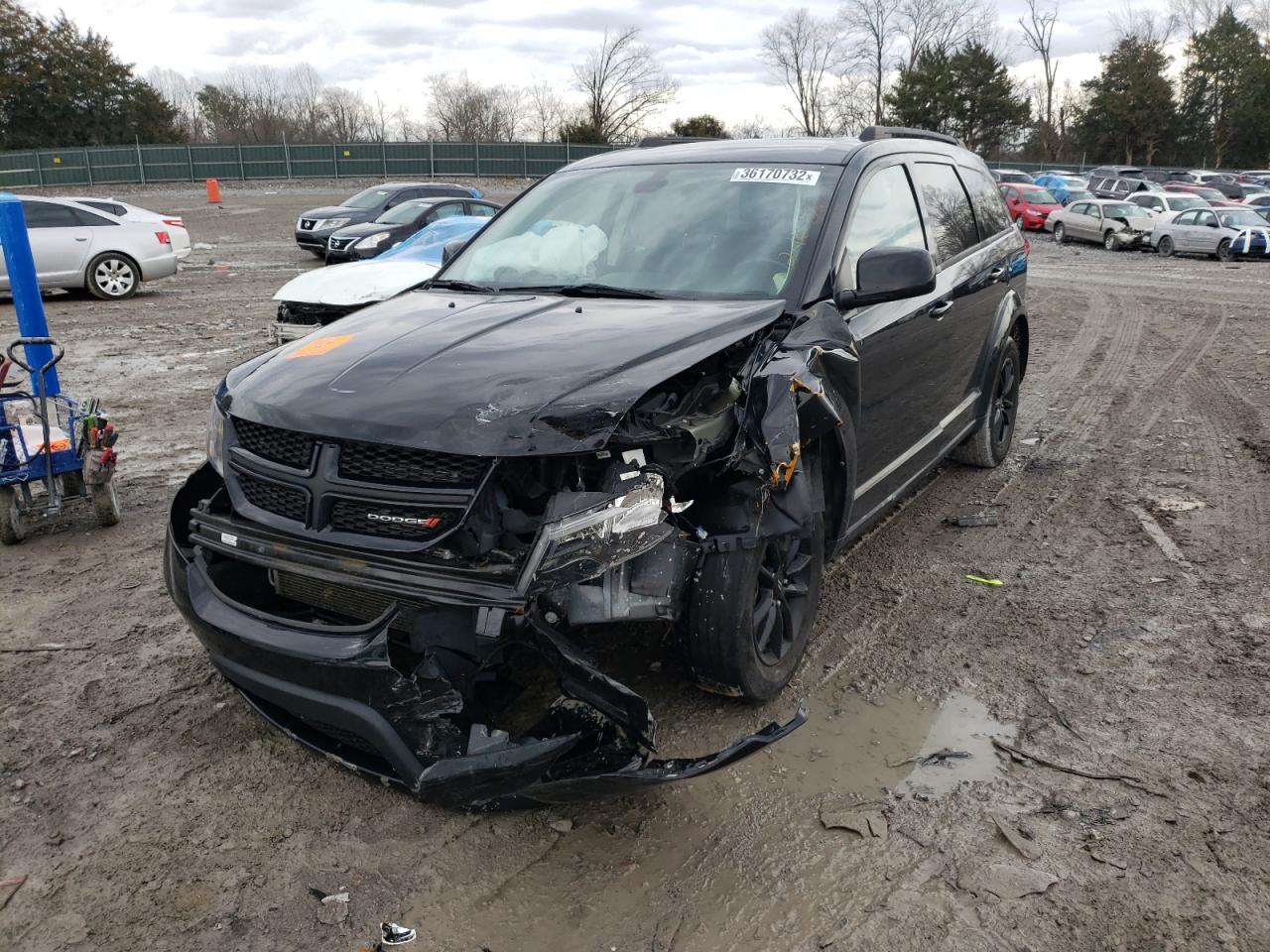 Photo 2 from auction – 2019 DODGE JOURNEY SE with VIN 3C4PDCBB1KT871059