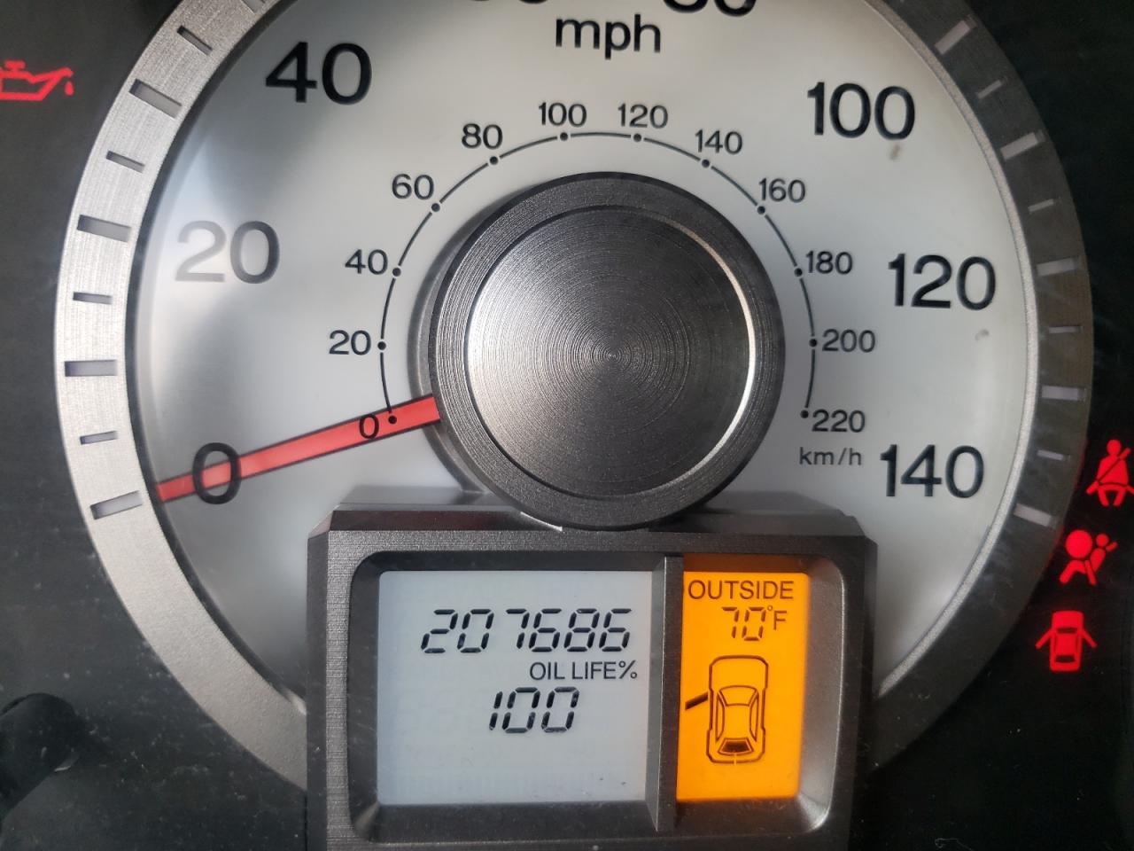 Photo 8 from auction – 2009 HONDA PILOT EXL with VIN 5FNYF38509B014160