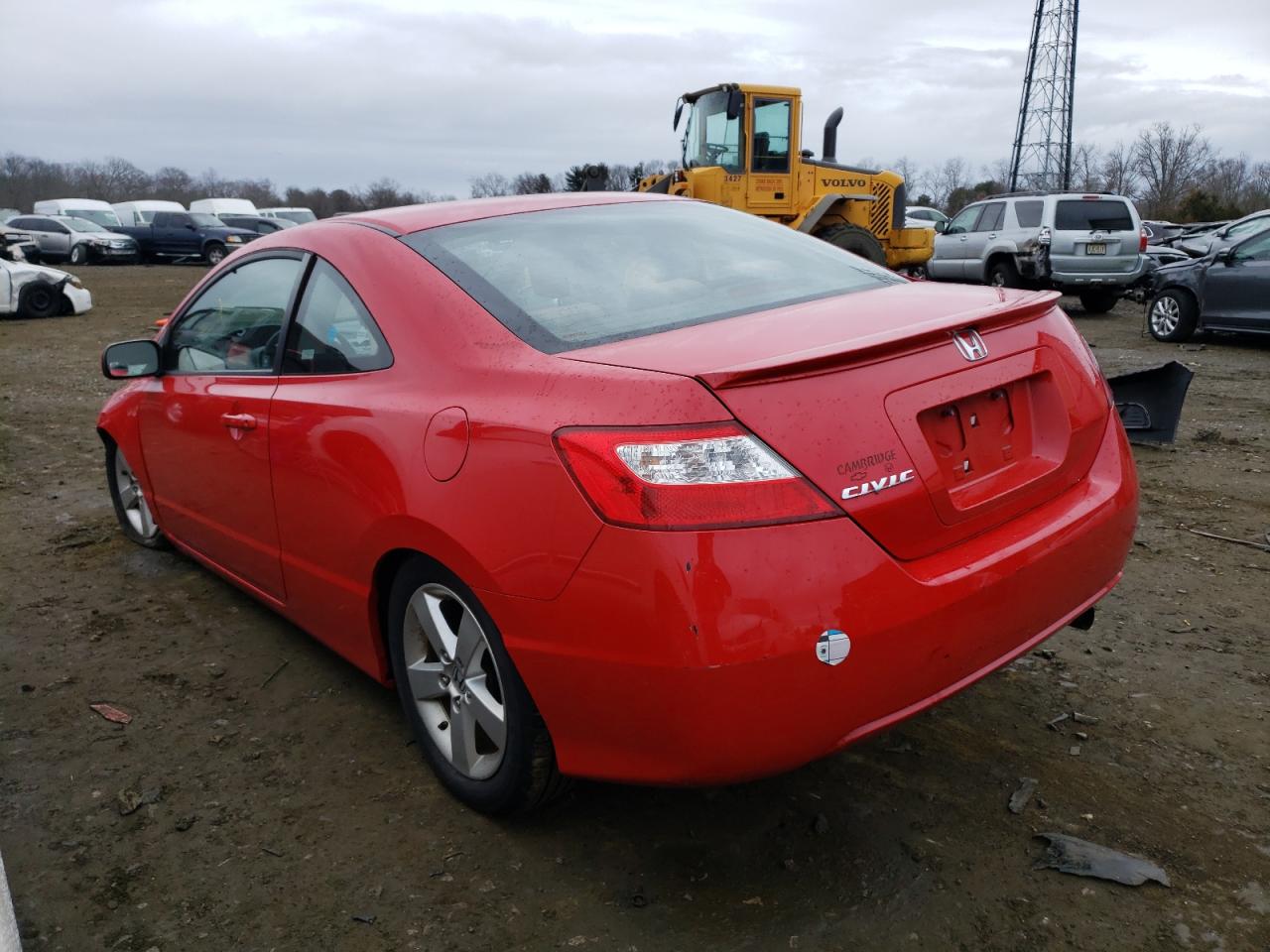 Photo 3 from auction – 2008 HONDA CIVIC EX with VIN 2HGFG12888H501645
