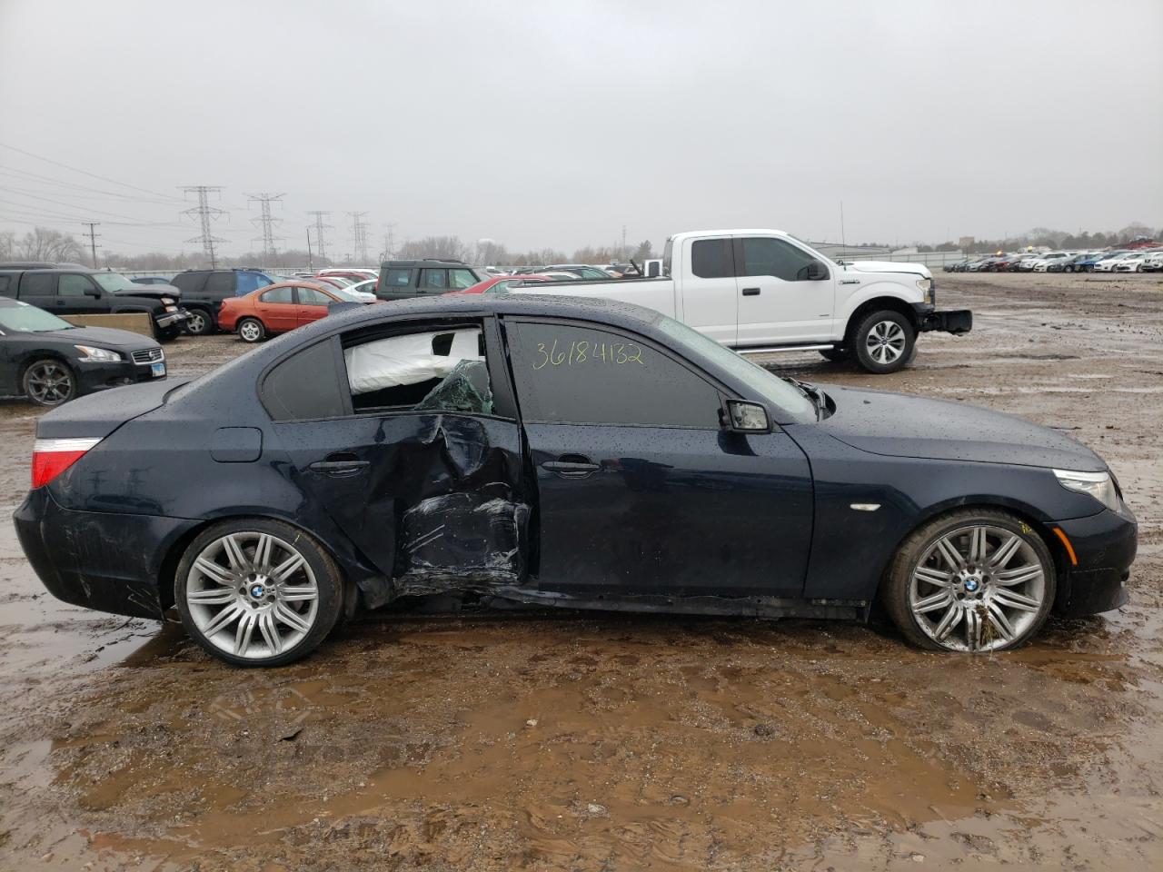 Photo 9 from auction – 2008 BMW 550 I with VIN WBANW53588CT52839