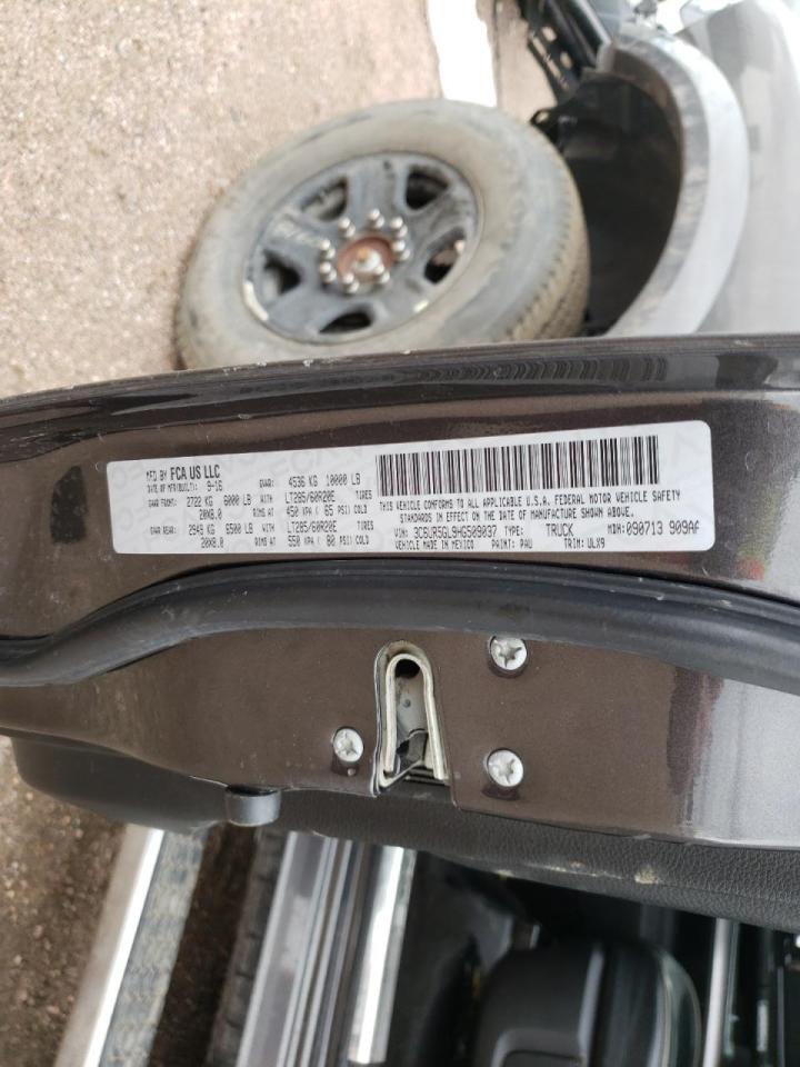 Photo 10 from auction – 2017 RAM 2500 LONGH with VIN 3C6UR5GL9HG509037