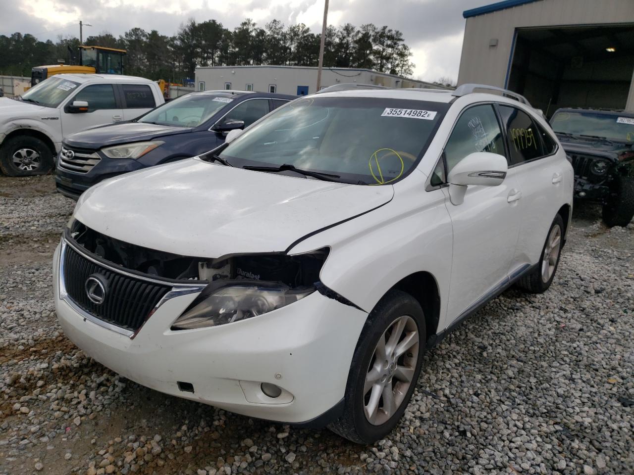 Photo 2 from auction – 2010 LEXUS RX 350 with VIN 2T2ZK1BA0AC036710