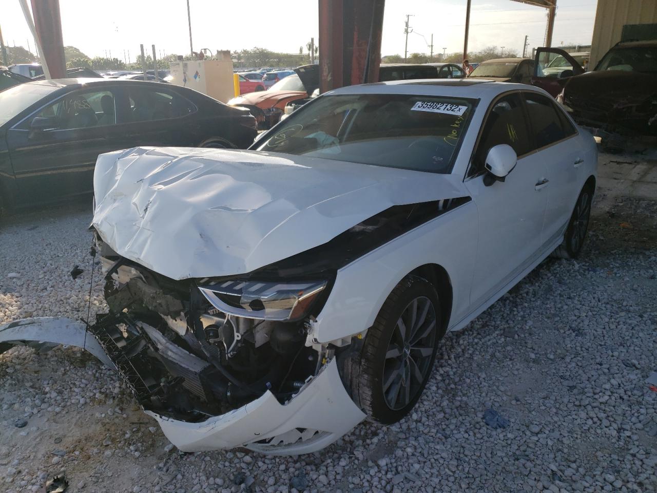 Photo 2 from auction – 2020 AUDI A4 PREMIUM with VIN WAUHMAF4XLA072116