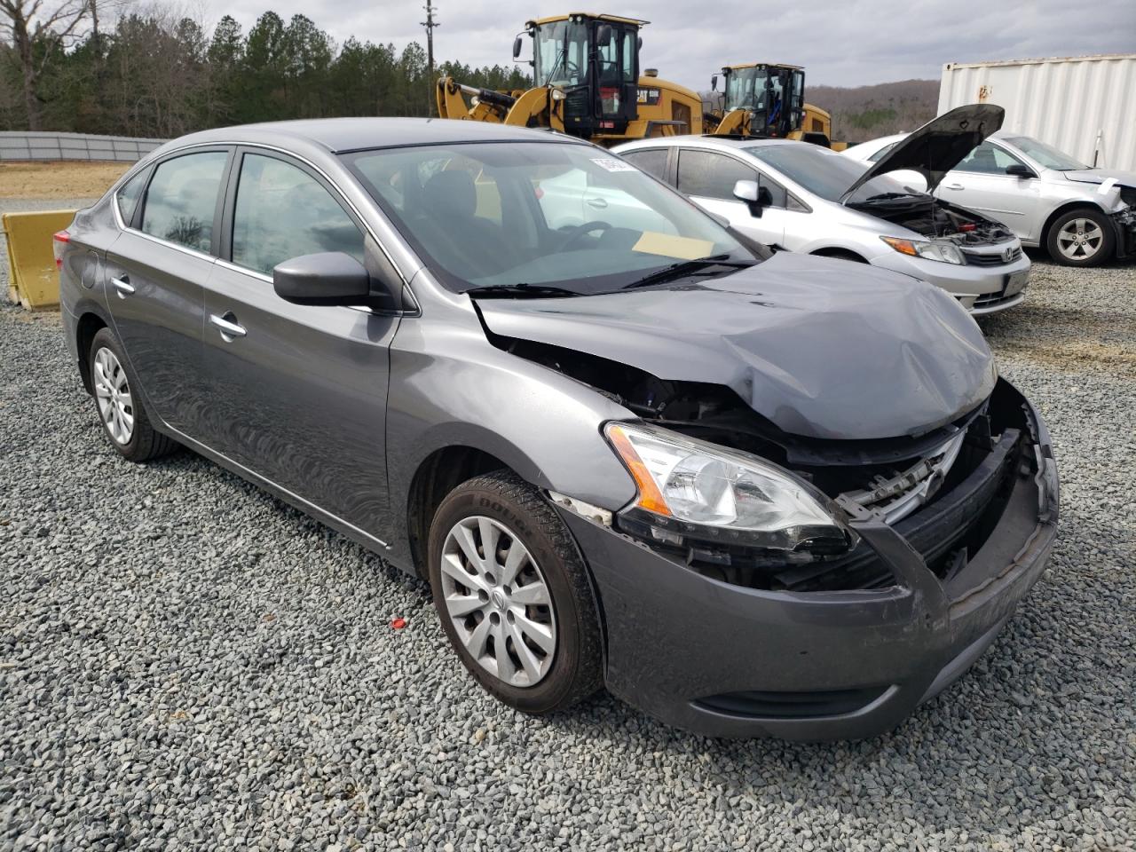 NISSAN SENTRA S 2015 with VIN 3N1AB7AP2FY381581 - Photo from auction