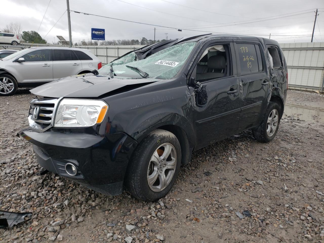 Photo 2 from auction – 2015 HONDA PILOT EXLN with VIN 5FNYF3H72FB015386