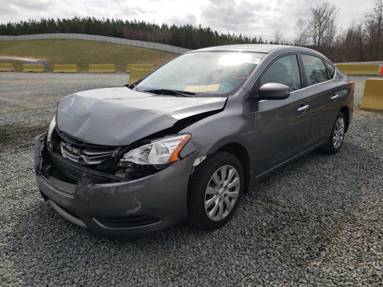 Photo 2 from auction – 2015 NISSAN SENTRA S with VIN 3N1AB7AP2FY381581