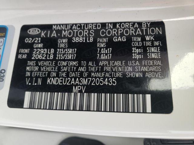 Photo 10 from auction – 2021 KIA SELTOS S with VIN KNDEU2AA3M7205435