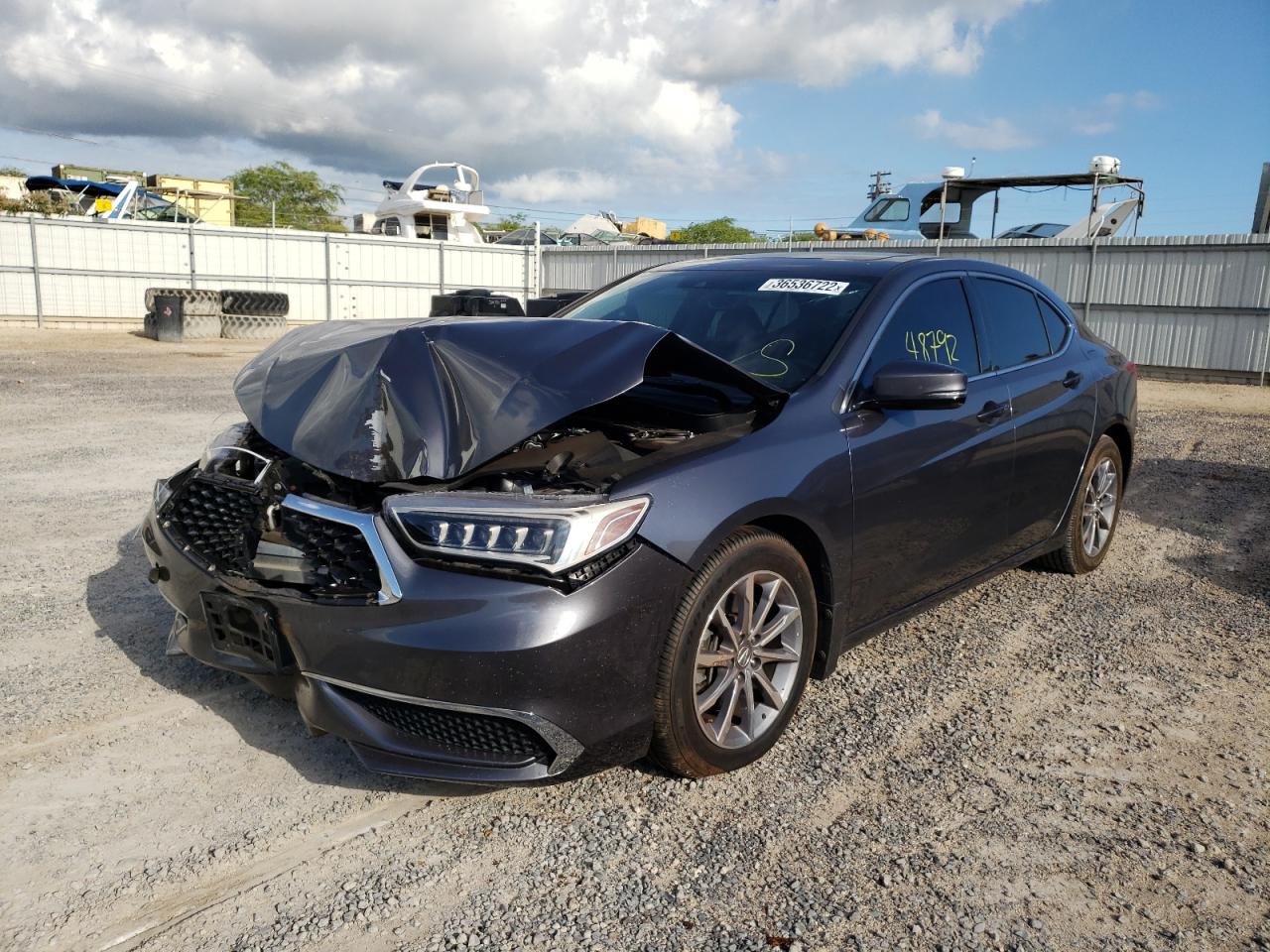 Photo 2 from auction – 2018 ACURA TLX with VIN 19UUB1F39JA005357
