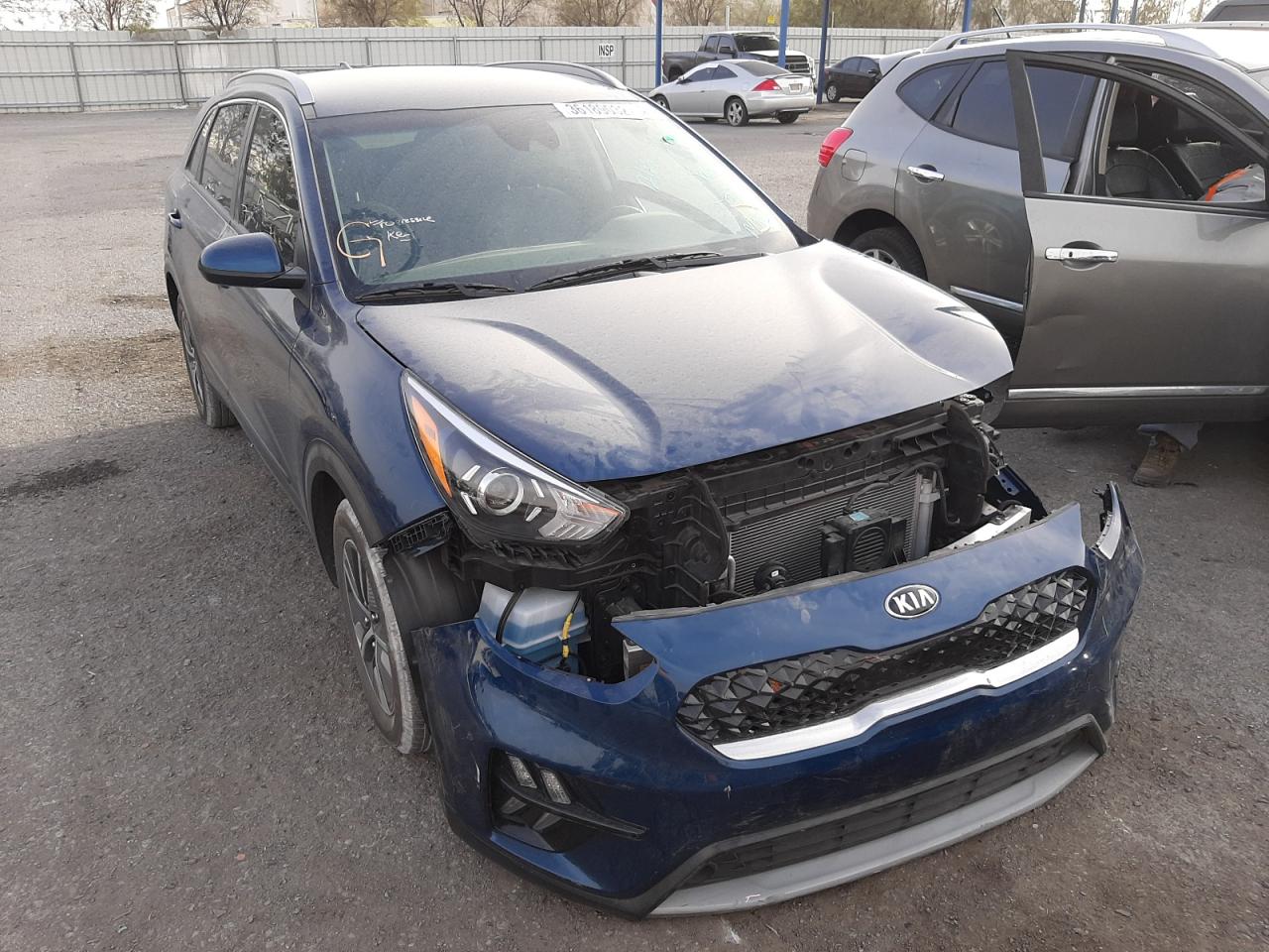 KIA NIRO LX 2020 with VIN KNDCB3LC1L5381329 - Photo from auction