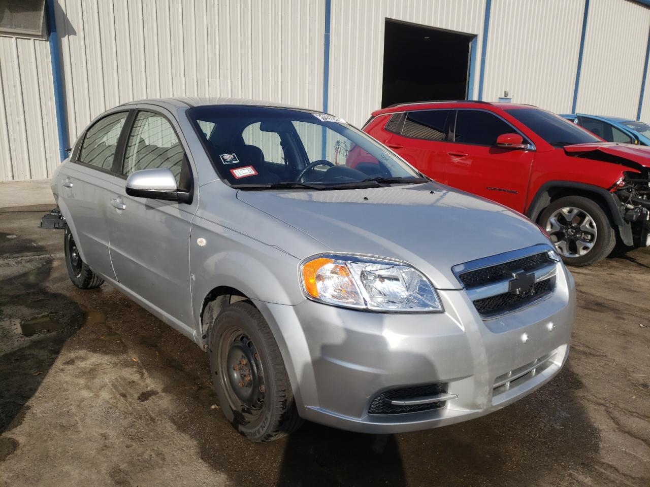 CHEVROLET AVEO BASE 2007 with VIN KL1TD56657B147351 - Photo from auction