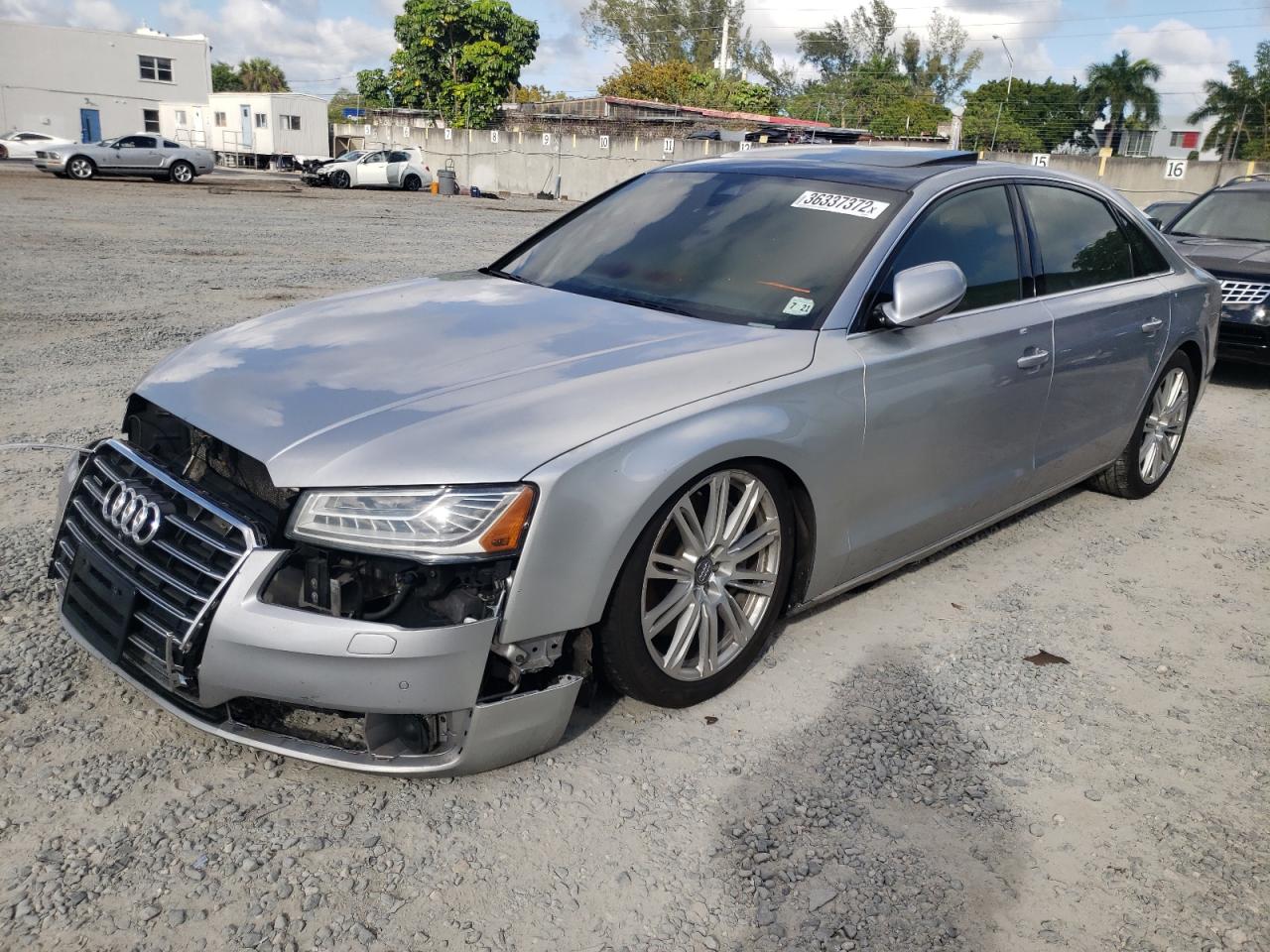 Photo 2 from auction – 2016 AUDI A8 L QUATT with VIN WAU34AFD7GN008429