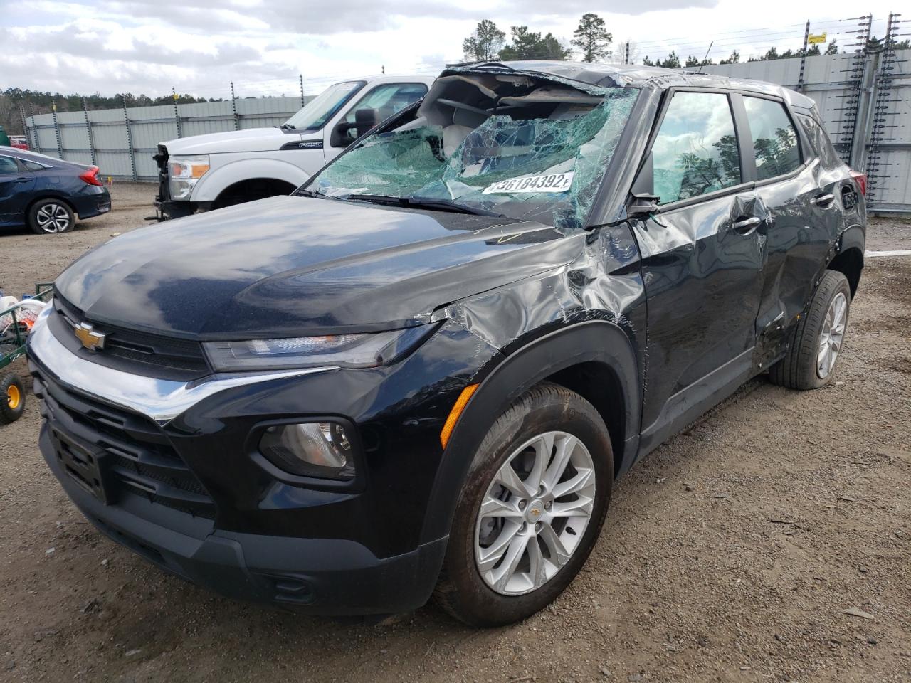 Photo 2 from auction – 2021 CHEVROLET TRAILBLAZE with VIN KL79MMS29MB074221