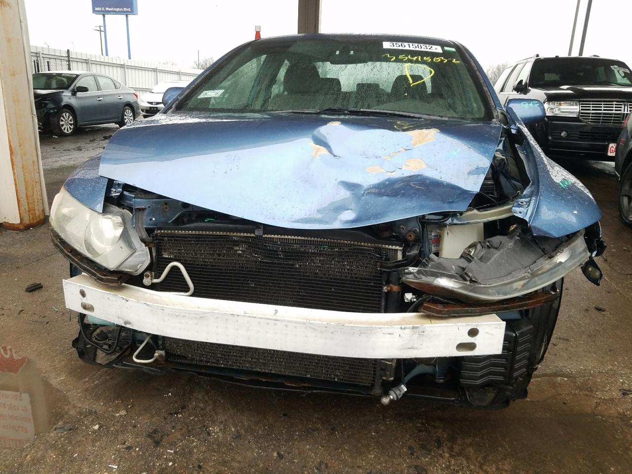Photo 9 from auction – 2007 HONDA CIVIC LX with VIN 1HGFA16587L054088