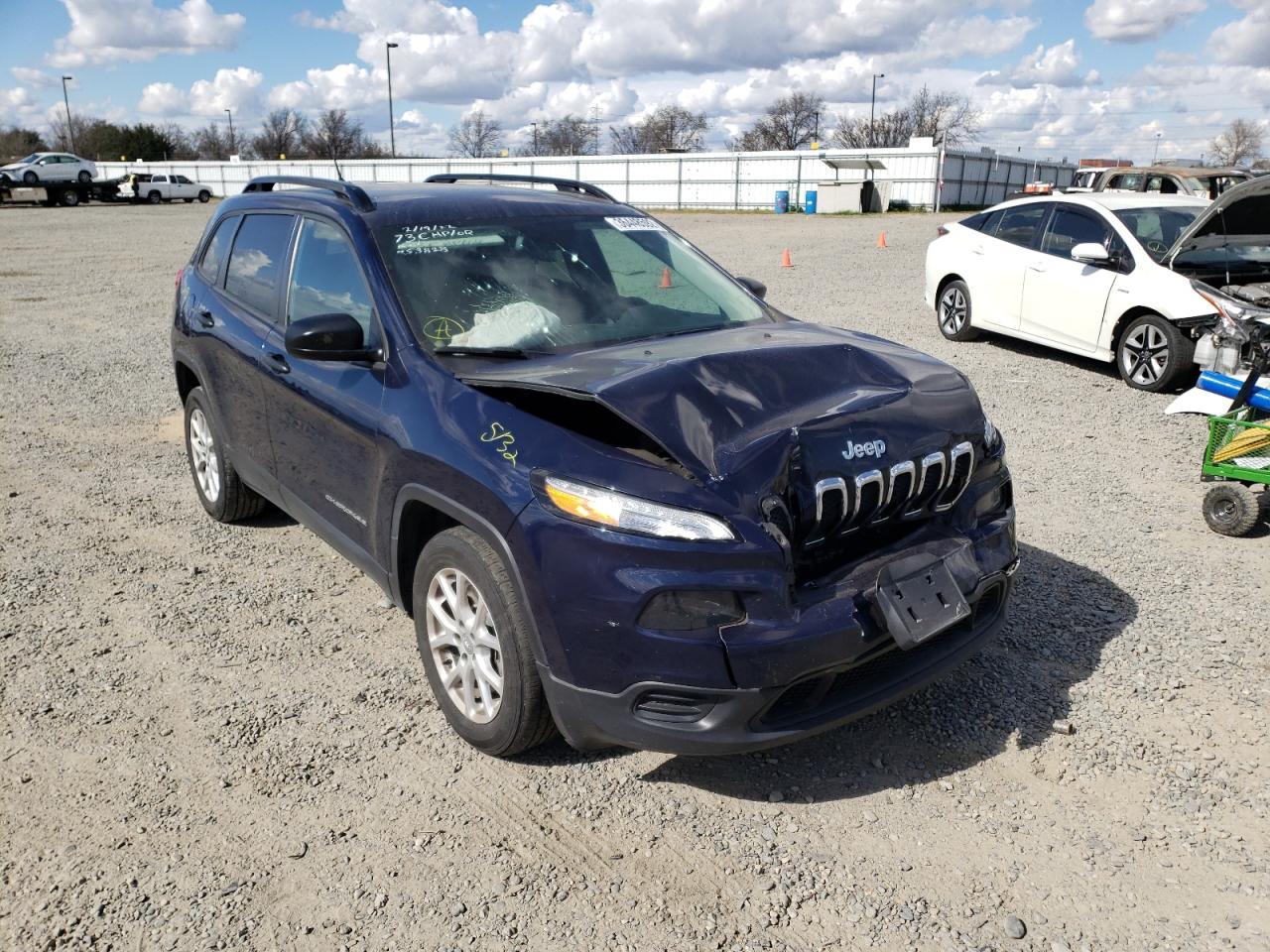 Photo 1 from auction – 2016 JEEP CHEROKEE S with VIN 1C4PJLAB0GW184473