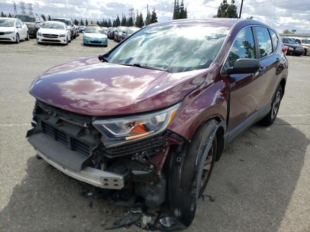 Photo 2 from auction – 2017 HONDA CR-V LX with VIN 7FARW5H37HE005134