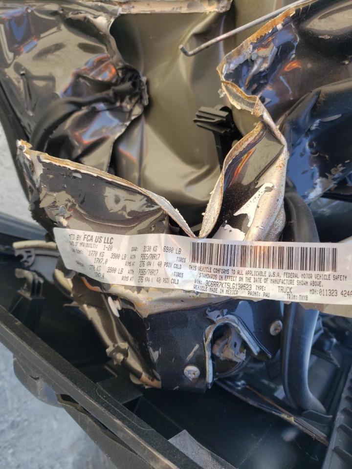Photo 10 from auction – 2020 RAM 1500 CLASS with VIN 3C6RR7KT5LG130523