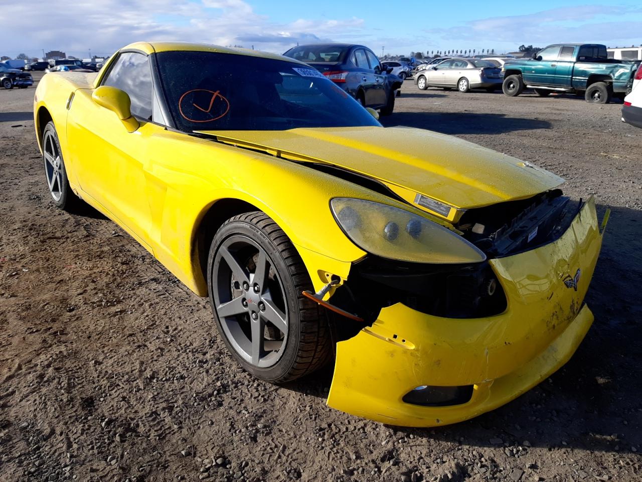 CHEVROLET CORVETTE 2007 with VIN 1G1YY26U275109986 - Photo from auction