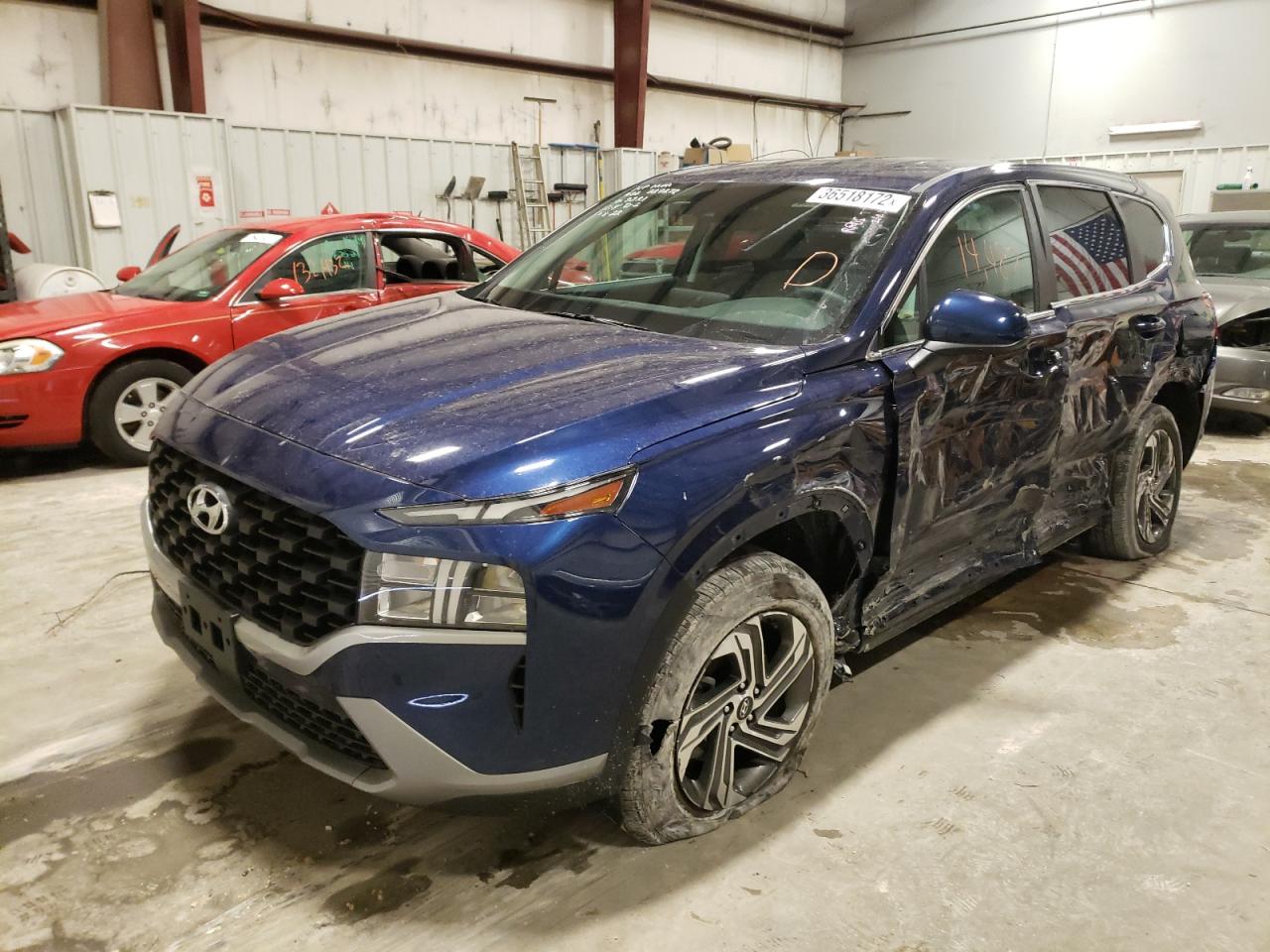 Photo 2 from auction – 2021 HYUNDAI SANTA FE S with VIN 5NMS14AJ9MH335221