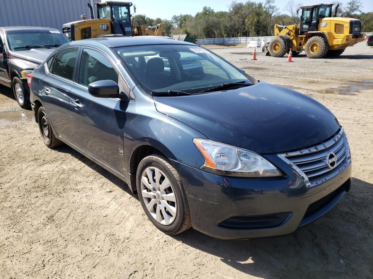 NISSAN SENTRA S 2013 with VIN 3N1AB7AP1DL791511 - Photo from auction