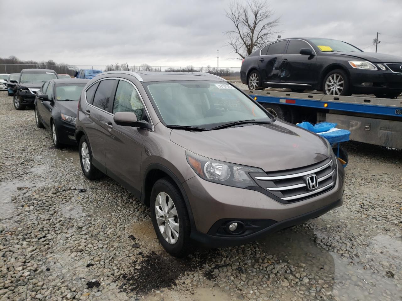 Photo 1 from auction – 2014 HONDA CR-V EXL with VIN 5J6RM4H76EL017650