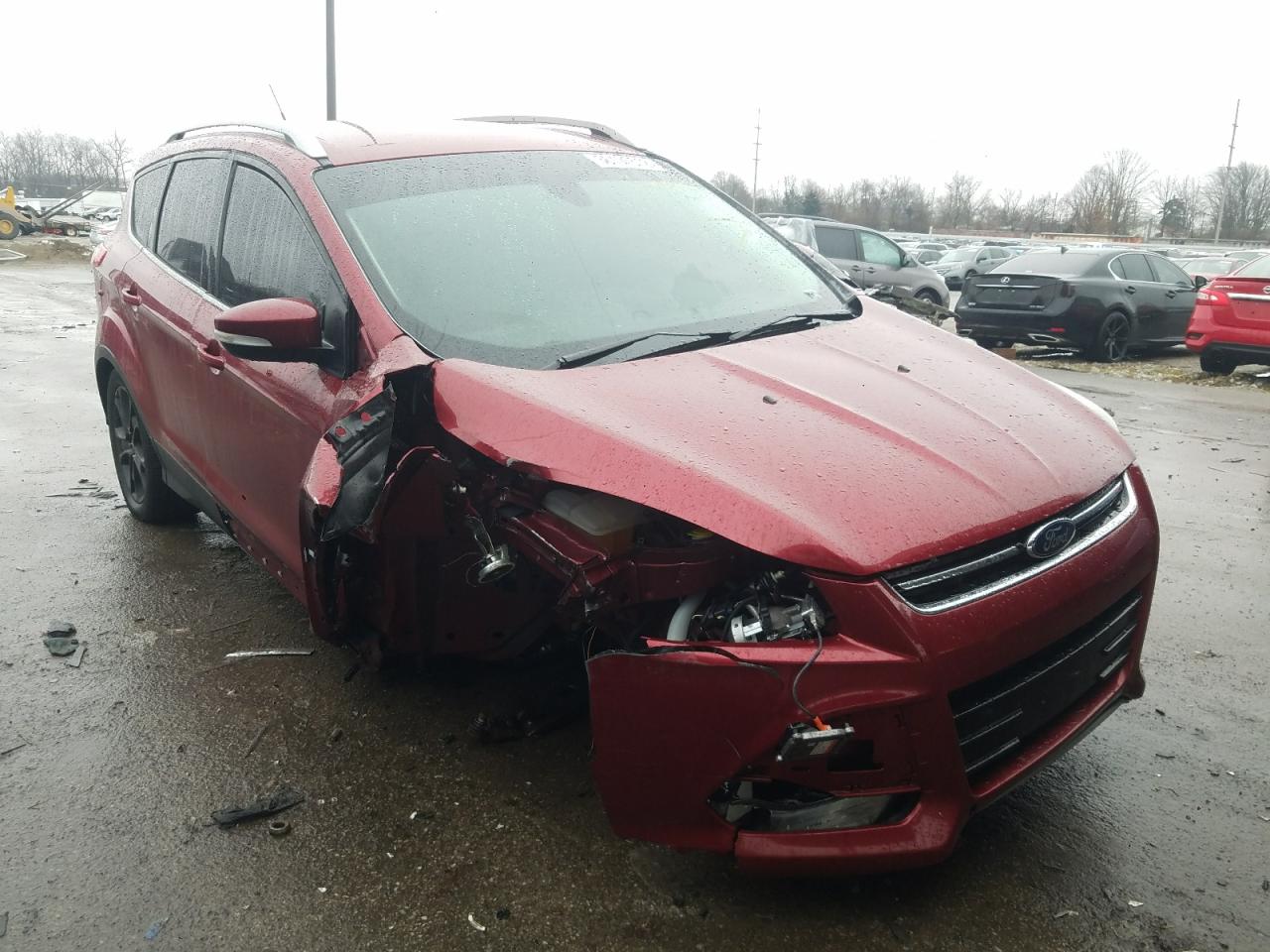 FORD ESCAPE TIT 2014 with VIN 1FMCU9JX4EUA70341 - Photo from auction