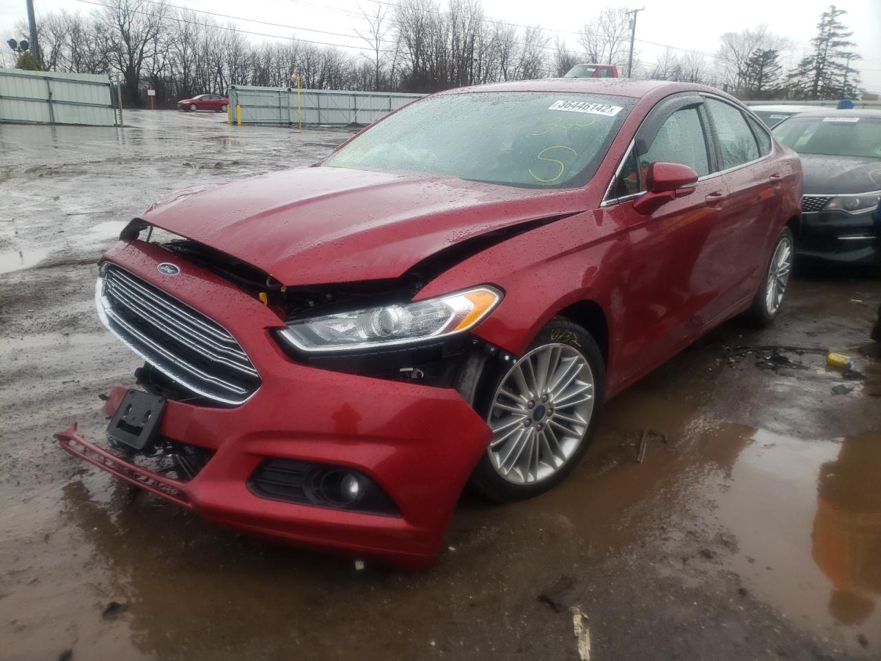 Photo 2 from auction – 2016 FORD FUSION SE with VIN 3FA6P0HD6GR352626