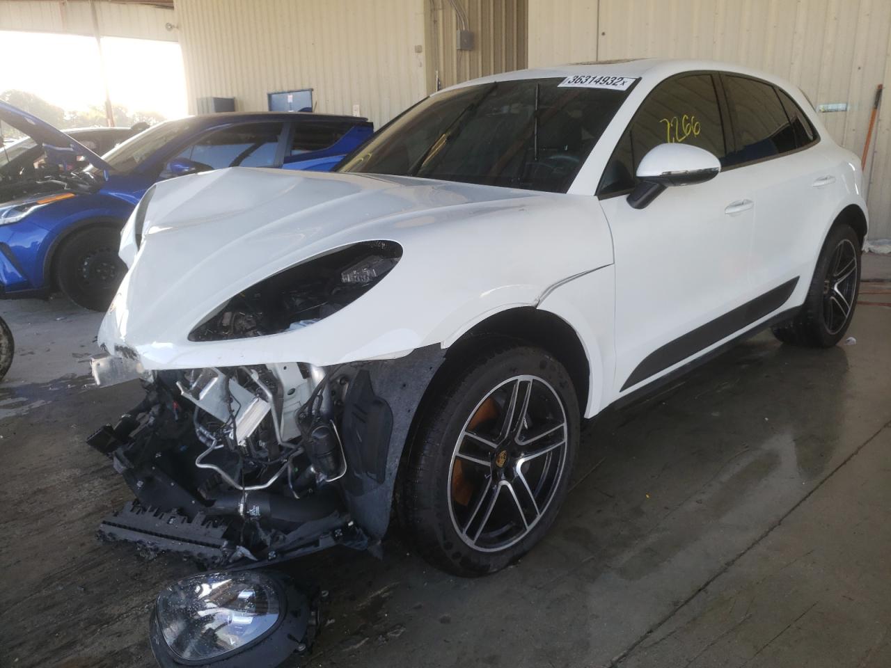 Photo 2 from auction – 2021 PORSCHE MACAN with VIN WP1AA2A57MLB01563