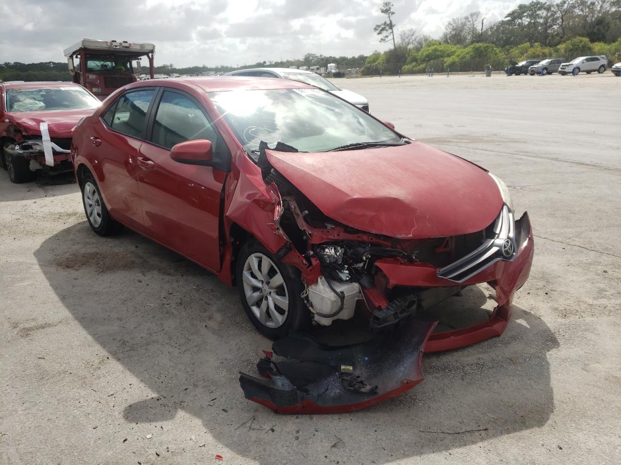 Photo 1 from auction – 2015 TOYOTA COROLLA L with VIN 2T1BURHE6FC326725