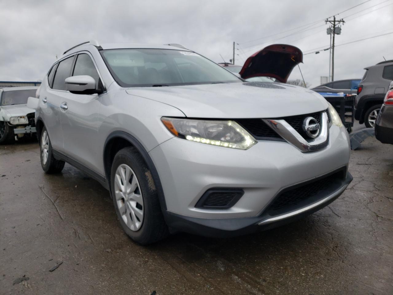 NISSAN ROGUE S 2016 with VIN KNMAT2MT5GP614281 - Photo from auction