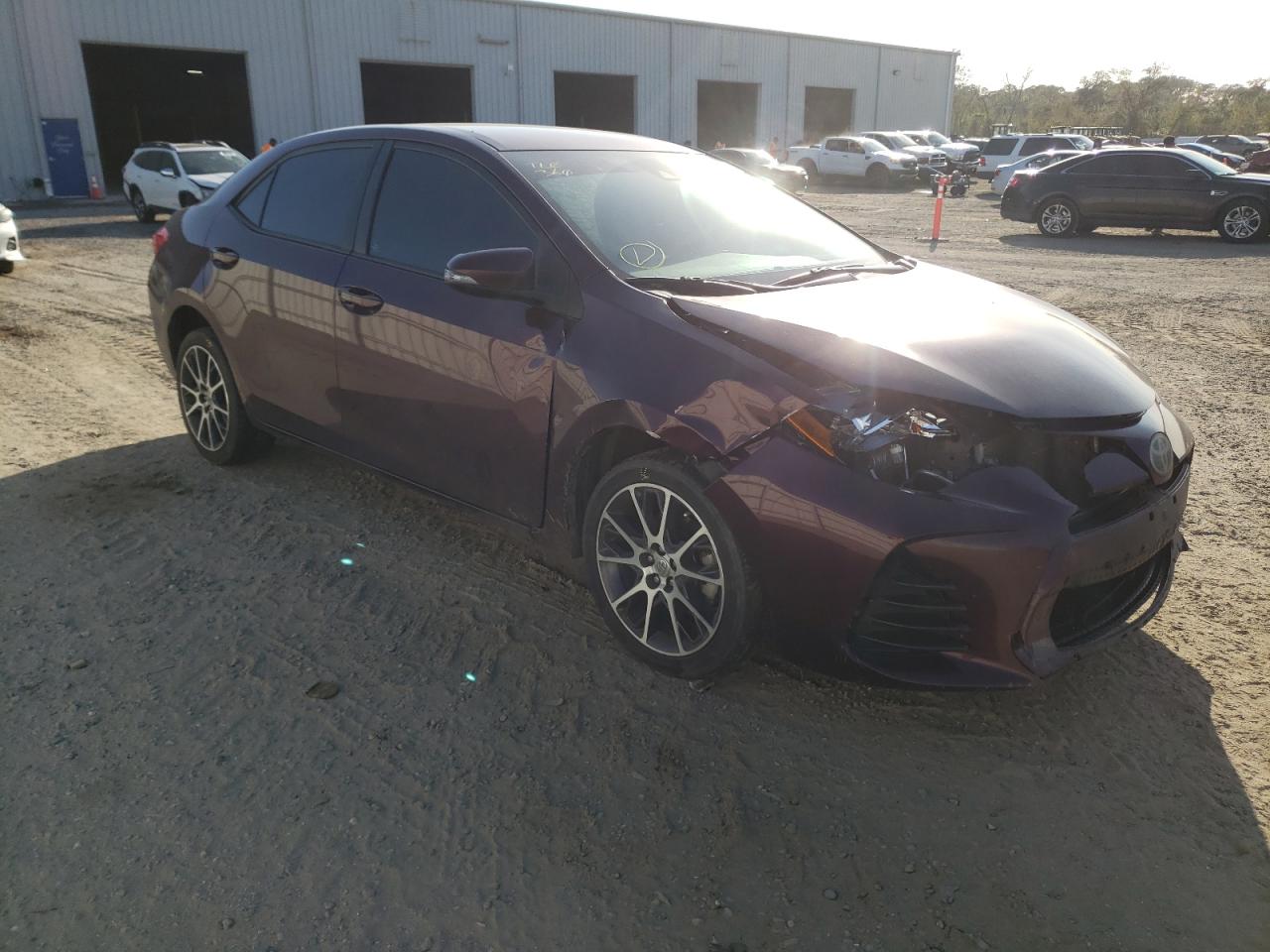 TOYOTA COROLLA L 2017 with VIN 5YFBURHE5HP586567 - Photo from auction