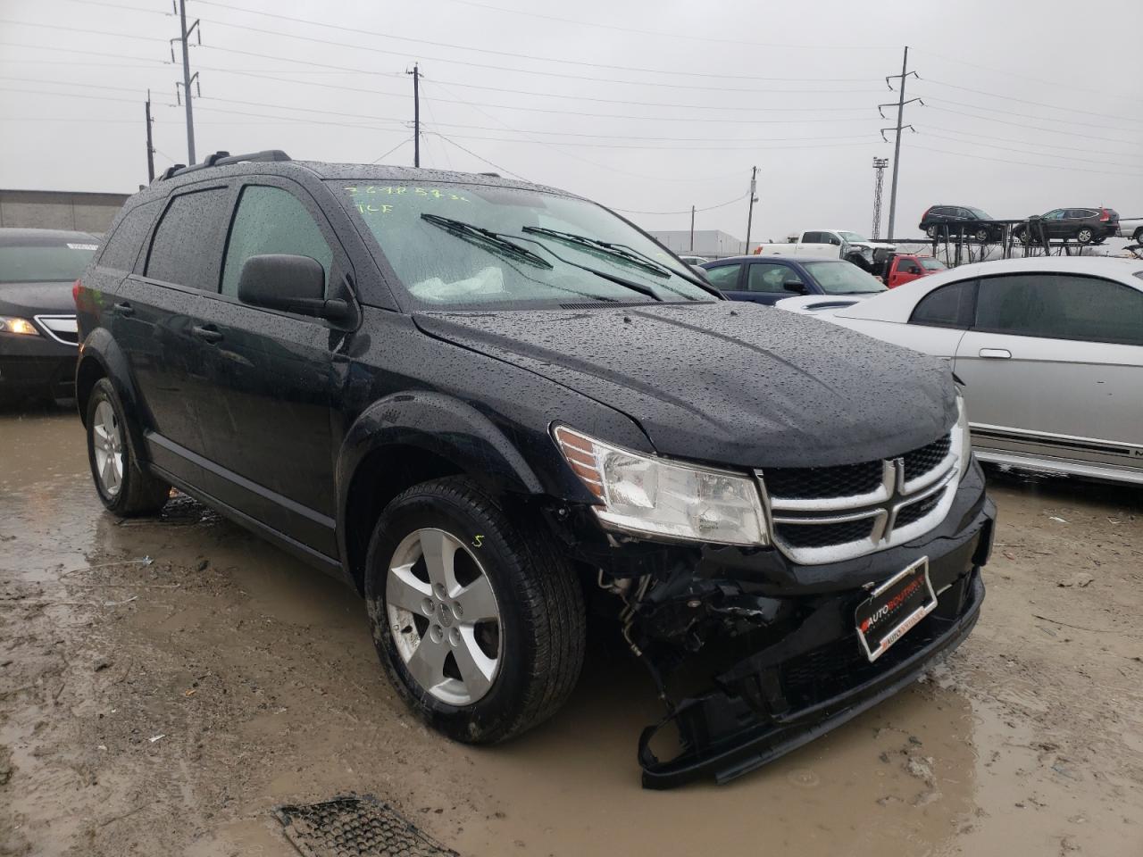 DODGE JOURNEY SE 2013 with VIN 3C4PDCAB8DT547630 - Photo from auction