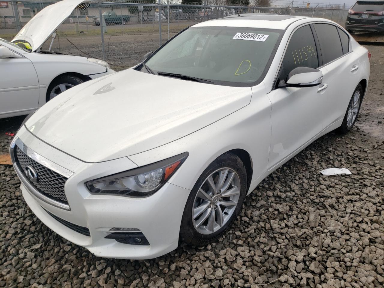 Photo 2 from auction – 2014 INFINITI Q50 BASE with VIN JN1BV7AP4EM690143