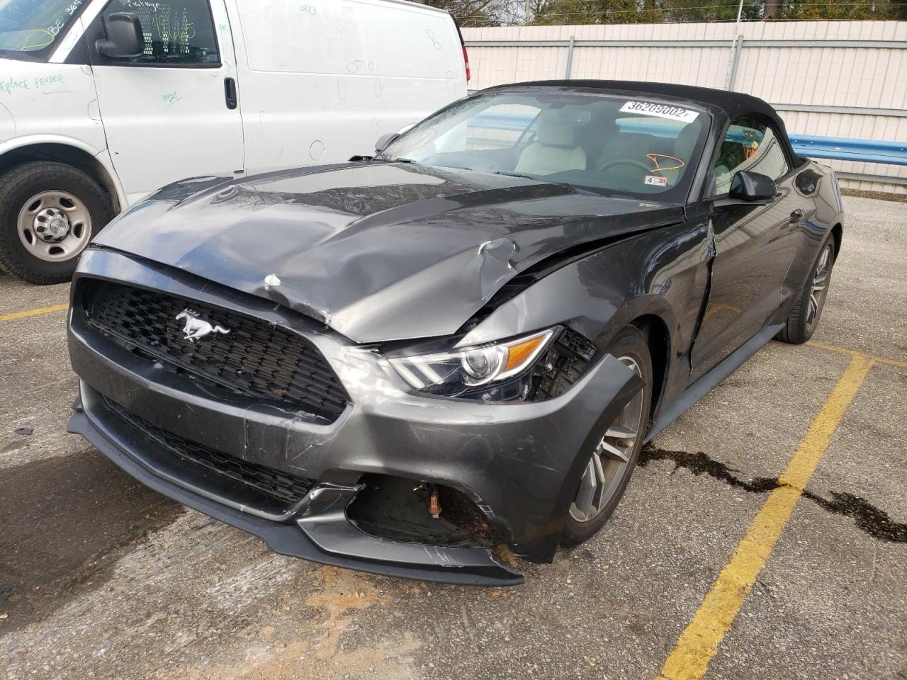 Photo 2 from auction – 2017 FORD MUSTANG with VIN 1FATP8UH1H5282516