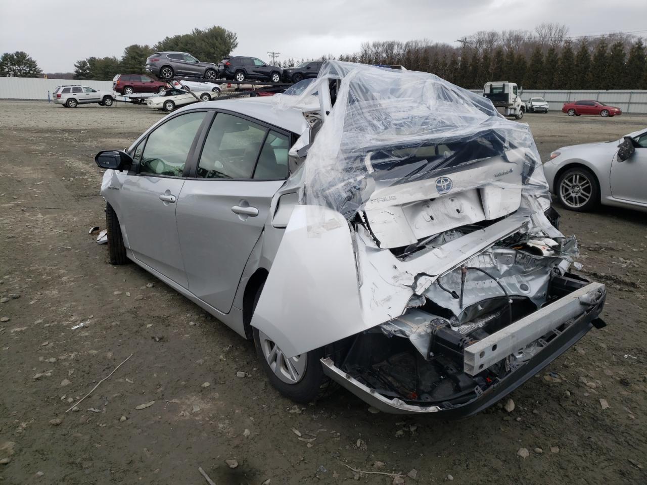 Photo 3 from auction – 2017 TOYOTA PRIUS with VIN JTDKBRFU7H3025974