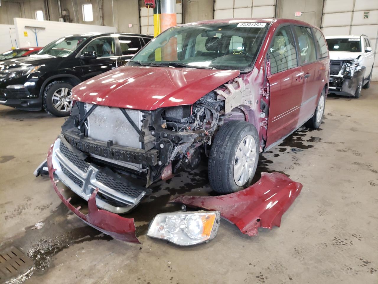 Photo 2 from auction – 2015 DODGE GRAND CARA with VIN 2C4RDGBG0FR723988