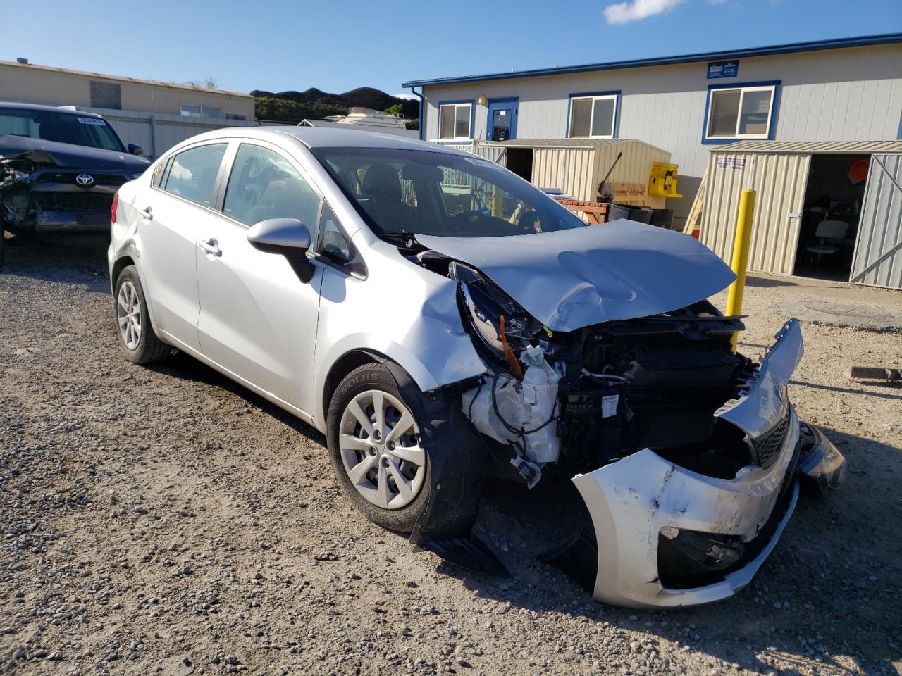 KIA RIO LX 2017 with VIN KNADM4A37H6072664 - Photo from auction