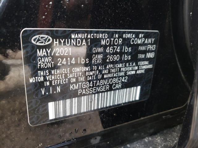 Photo 10 from auction – 2022 GENESIS G70 BASE with VIN KMTG34TA8NU086242