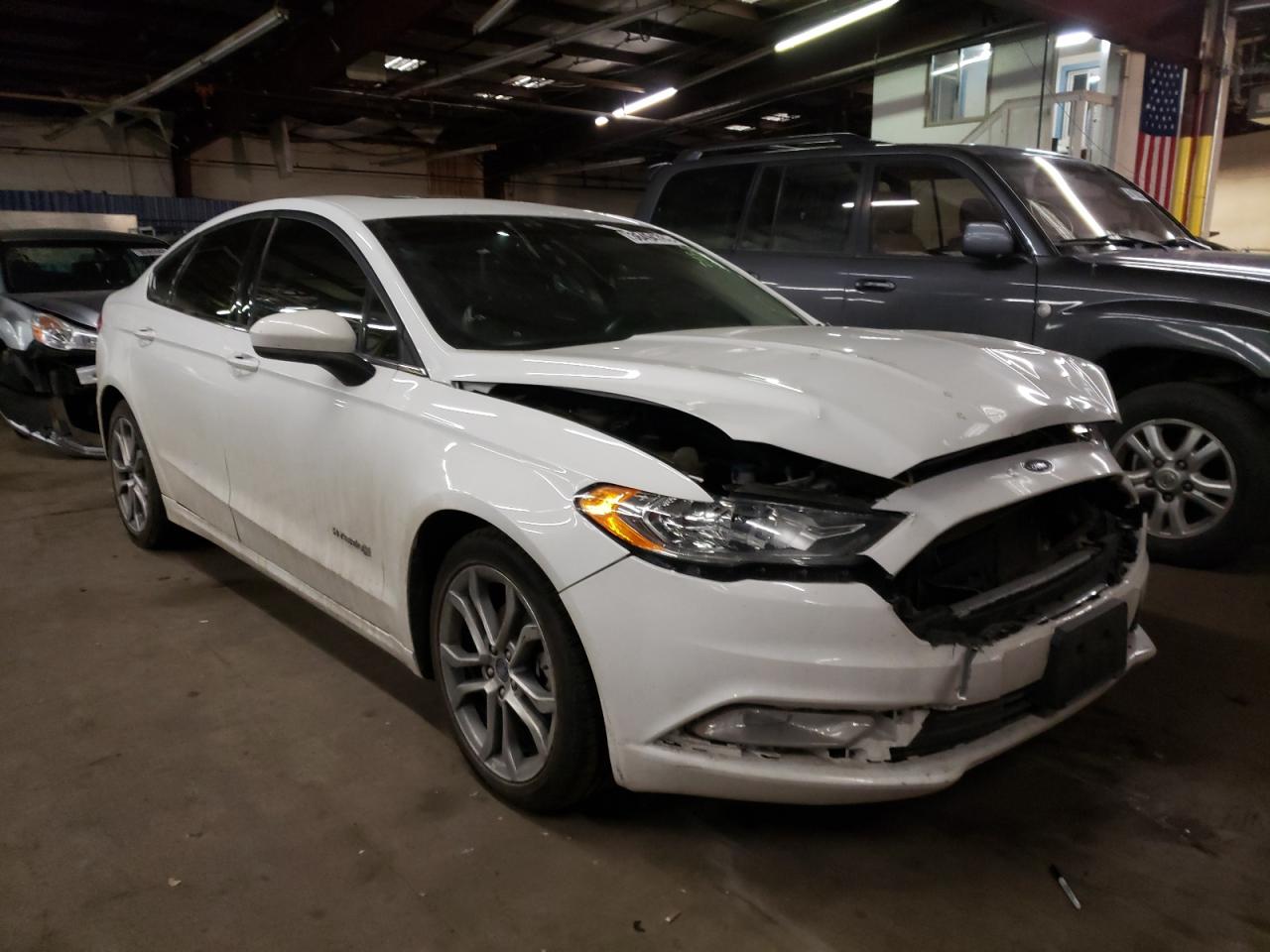 FORD FUSION SE 2017 with VIN 3FA6P0LU1HR188159 - Photo from auction
