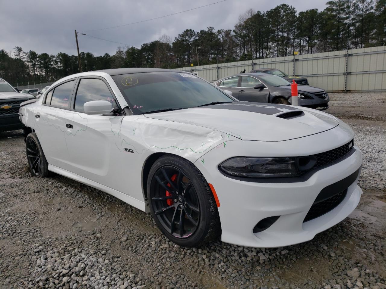 DODGE CHARGER SC 2021 with VIN 2C3CDXGJ1MH640216 - Photo from auction
