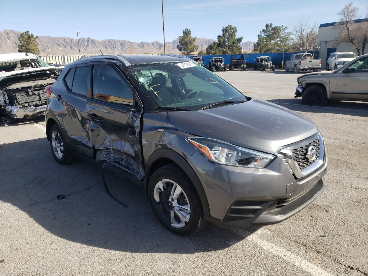 NISSAN KICKS S 2019 with VIN 3N1CP5CU4KL478144 - Photo from auction