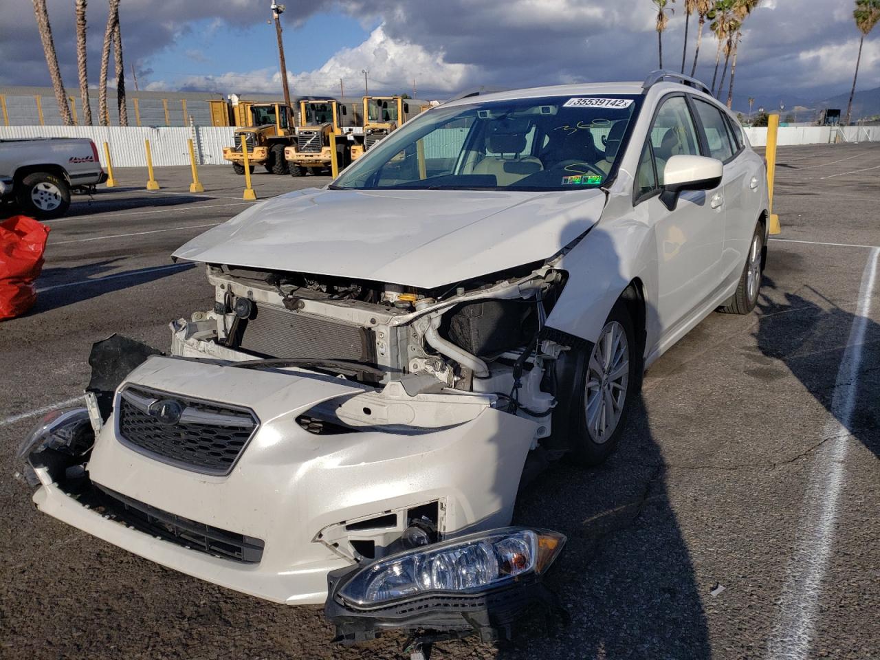 Photo 2 from auction – 2018 SUBARU IMPREZA PR with VIN 4S3GTAD69J3753360