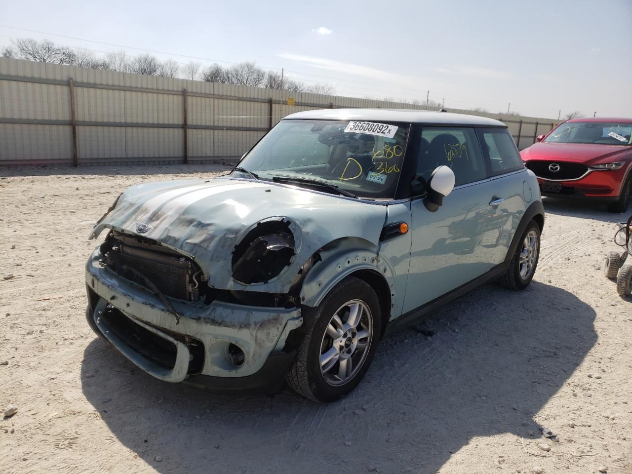 Photo 2 from auction – 2013 MINI COOPER with VIN WMWSU3C59DT680360