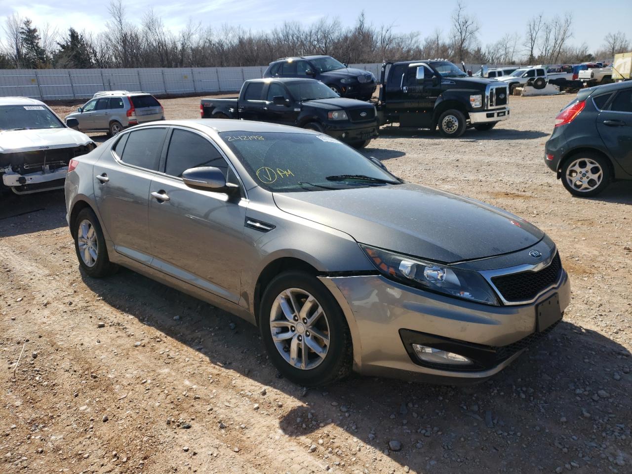 KIA OPTIMA LX 2013 with VIN 5XXGM4A72DG242198 - Photo from auction