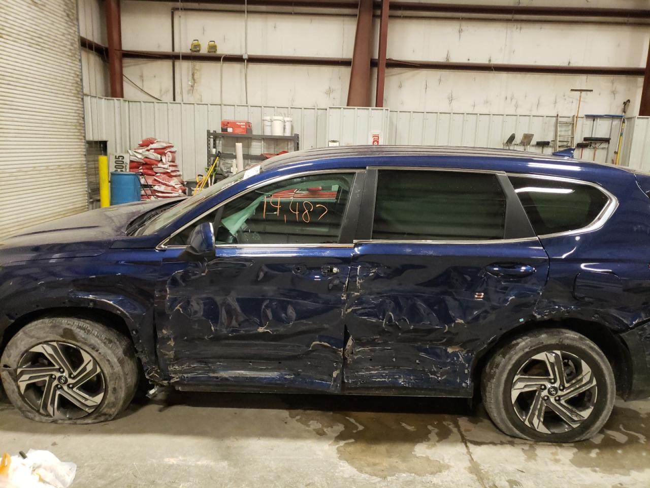 Photo 9 from auction – 2021 HYUNDAI SANTA FE S with VIN 5NMS14AJ9MH335221