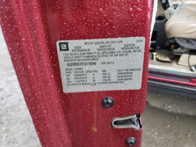 Photo 10 from auction – 2007 SATURN OUTLOOK SP with VIN 5GZER33707J118249