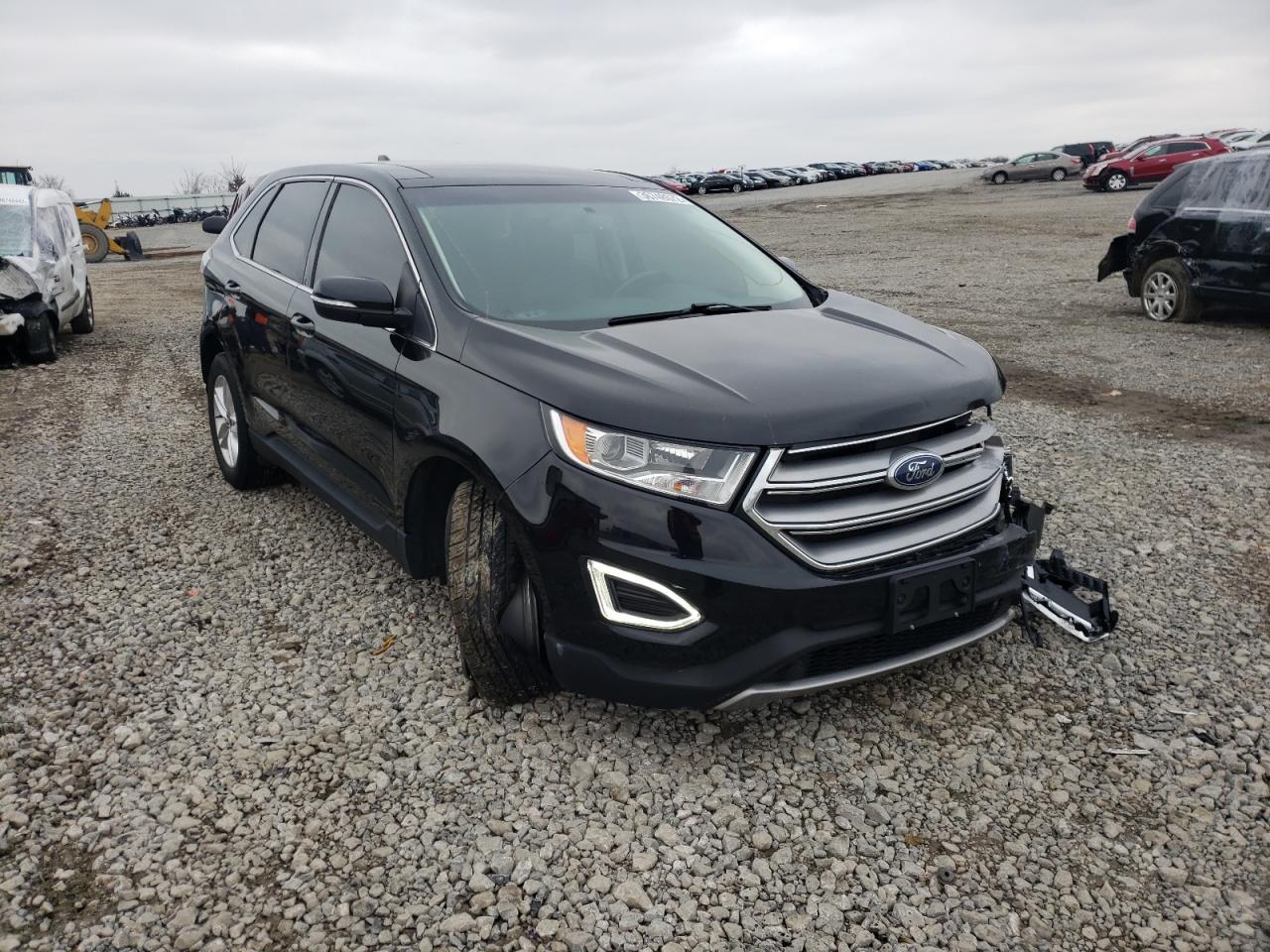 FORD EDGE SEL 2017 with VIN 2FMPK4J84HBB34858 - Photo from auction