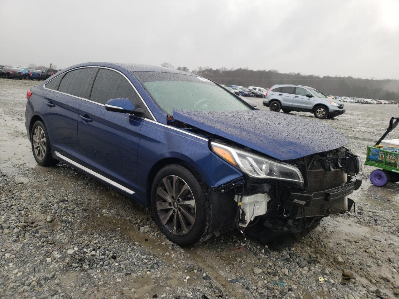 HYUNDAI SONATA 2016 with VIN 5NPE34AFXGH390450 - Photo from auction