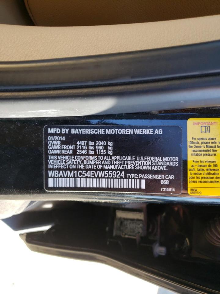 Photo 10 from auction – 2014 BMW X1 SDRIVE2 with VIN WBAVM1C54EVW55924