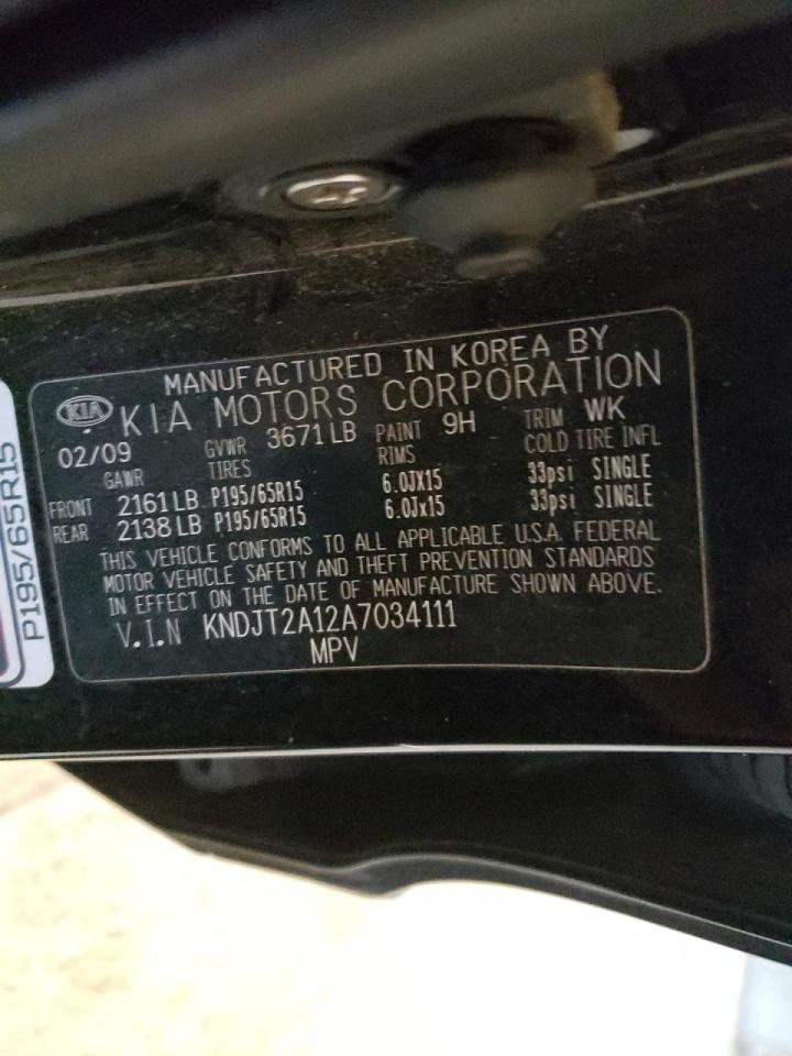 Photo 10 from auction – 2010 KIA SOUL with VIN KNDJT2A12A7034111